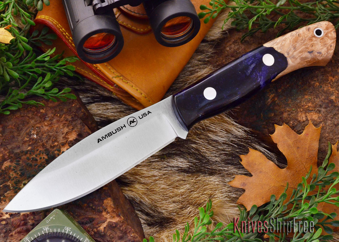 Ambush Knives: Tundra - Satin Finish - Natural Maple Burl ... - 1280 x 914 jpeg 809kB