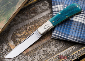 Northwoods Knives: Madison Barlow - Factory Second - Blue Camel Bone - #02