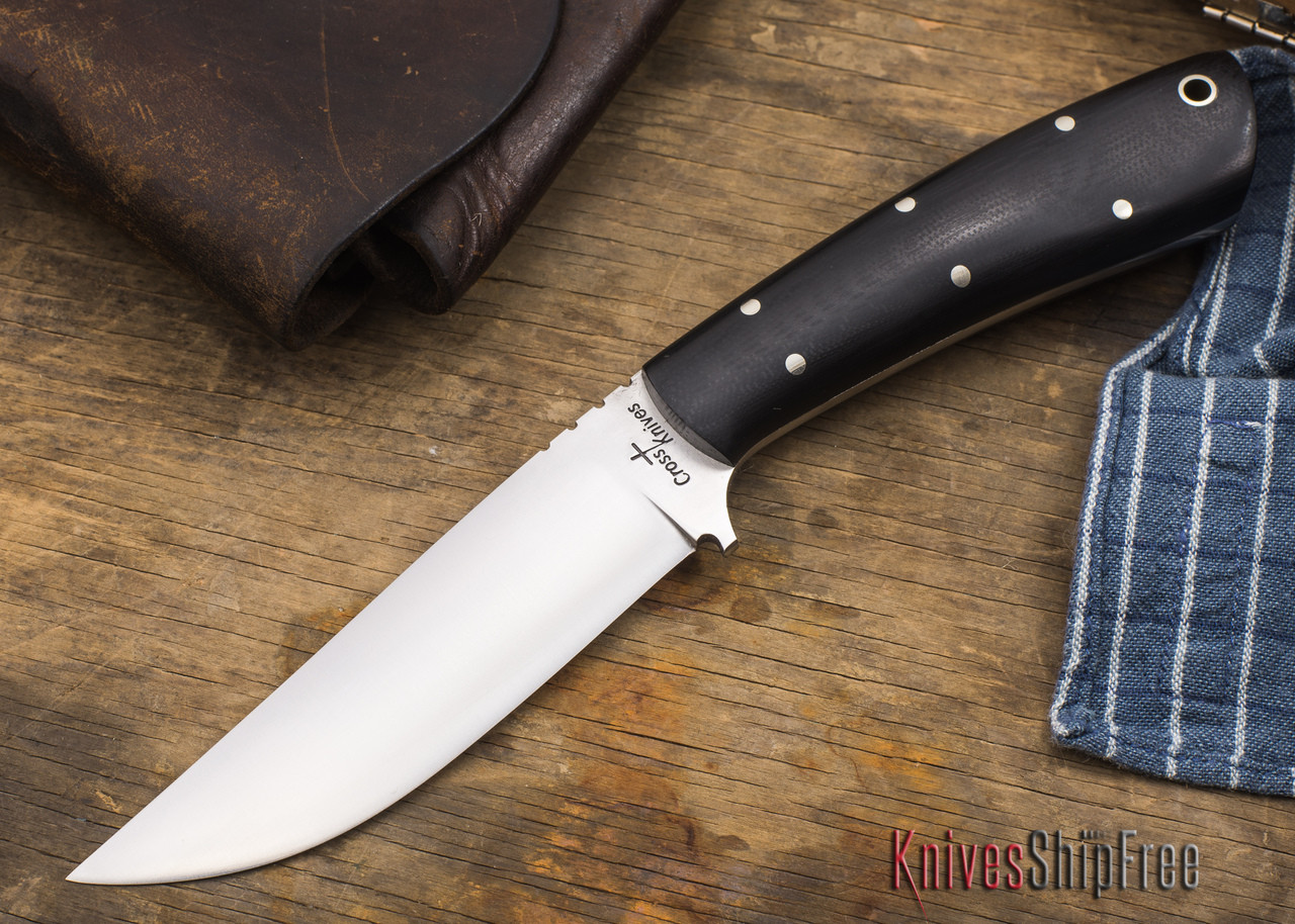 Cross Knives All Around Hunter Knife Black G10