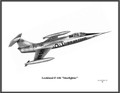 Lockheed F-104 "Starfighter" ~ Free Shipping