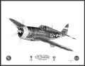 Repubilc P-47D "Thunderbolt" (Major Water C. Beckham) ~ Free Shipping