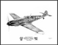 Messerschmitt Bf109G-6 "Gustav" (Major Erich Hartmann)  ~ Free Shipping