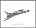 North American F-100 "Super Sabre" ~ Free Shipping