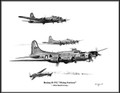 Boeing B-17G "Flying Fortress" ~ 381st B.G. ~ Free Shipping
