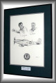 Original is sold Framed and Matted and autographed by both Capt. Robert J. Goebel and Capt. James L. Brooks