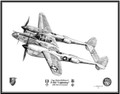 Lockheed P-38J "Lightning" (Capt. Robert DeHaven) ~ Free Shipping