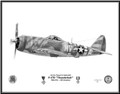Repubilc P-47D "Thunderbolt" (Lt.Col. Francis S. Gabreski) ~ Free Shipping