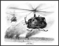 25th Aviation Battalion's UH-1D "Hueys" ~ Free Shipping