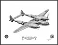 Lockheed P-38G "Lightning" (Lt. Rex Barber) ~ Free Shipping
