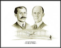 The Wright Brothers ~ Orville & Wilbur by Lon Ortega ~ 40% Off ~ Free Shipping