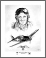 This is my latest pencil Illustration on "Medal of Honor" winner Commander David McCampbell Navy's Top scoring Ace in WWII with 34 victories!!