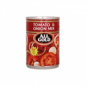 All gold tomato and onion mix