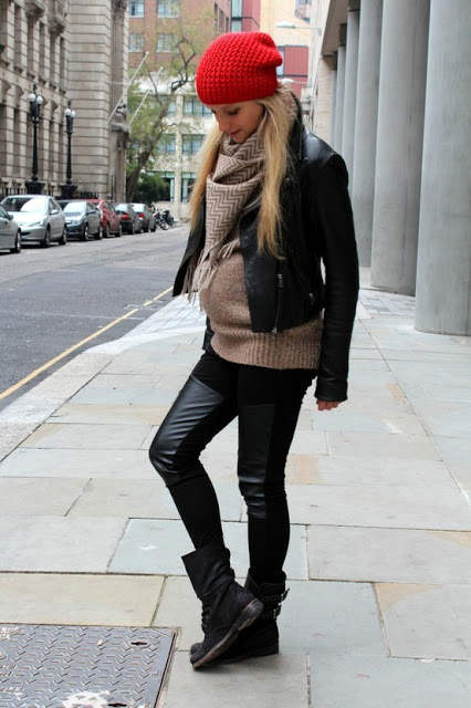 winter maternity style