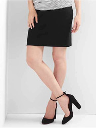 Black GAP Maternity Lined Career Maternity Skirt (Gently Used - Size 0)