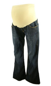 Dark Blue Marvi Maternity for A Pea in the Pod Collection Maternity Jeans (Like New - Size Medium/Large)