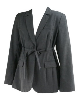 New Dark Gray A Pea In The Pod Maternity Belted Classic Suiting