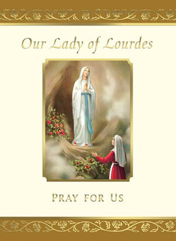 Mass Card Our Lady of Lourdes Style BCME207 - F.C. Ziegler Company