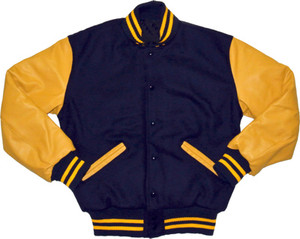 Vinyl Sleeve Letterman Jacket - Phoenix Lettering