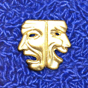 Drama Masks Pin