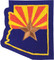 Arizona Flag State Shape