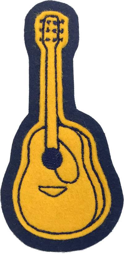 Acoustic Guitar Phoenix Lettering