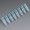 PCR Reaction Tube Strip, Blue