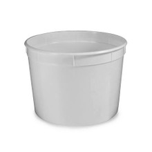 Heavy-Duty Multi-Purpose White Containers with Snap on Lid