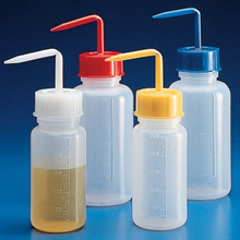 Wash Bottles, Squeeze with Wide Mouth