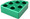 Green Quarter Reaction Block (6 holes x 8 mL reaction vessel)