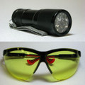 Zarbeco UV Flashlight with safety eyewear