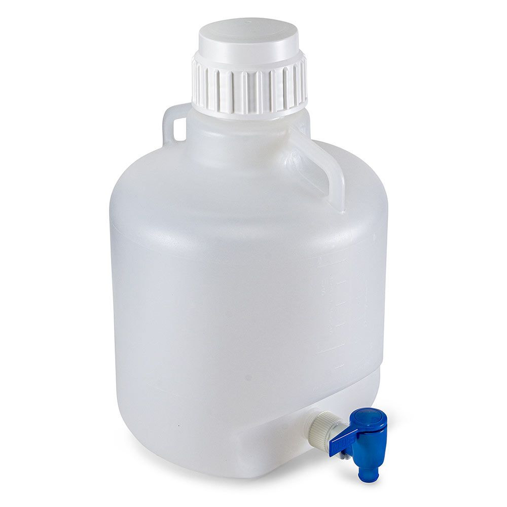 Globe Scientific Round PP Carboys with Spigot, 10L-50L | From $129.97