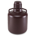 Round Amber HDPE Carboys, 10 Liter