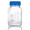 Globe Scientific 1000mL Square Media Bottle with Wide Mouth.