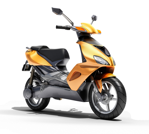 Yellow Scooter
