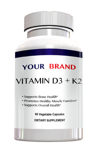 Private label supplements -D3 and K2 