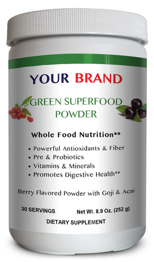 Private Label Supplements - Green Superfood