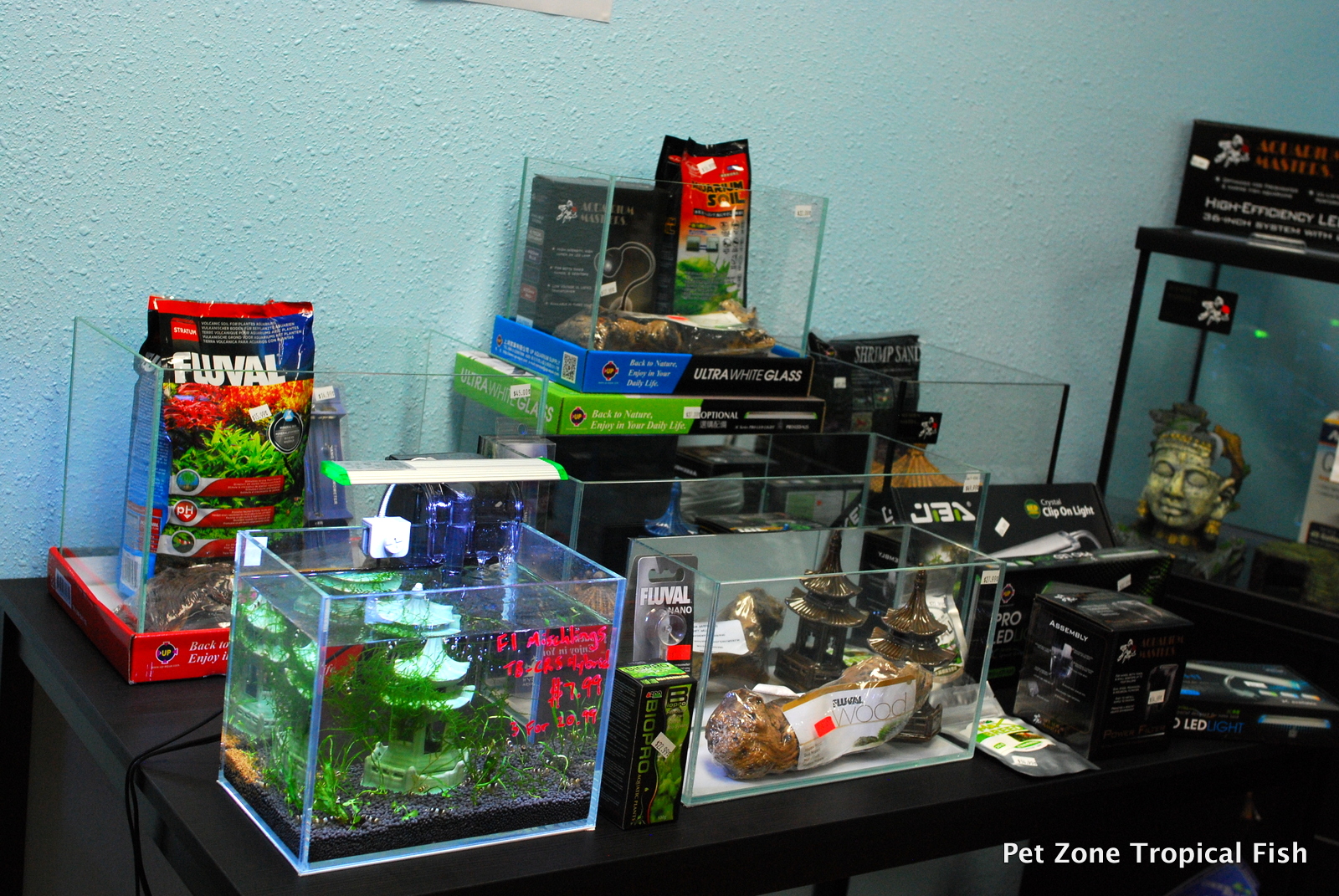 New Arrivals of Rimless Nano Tanks & Nano Aquarium Accessories