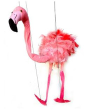 This colorful Large Flamingo Marionette Puppet is fun for all ages!