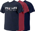 Pro-Life to the Max with Handprint T-Shirt