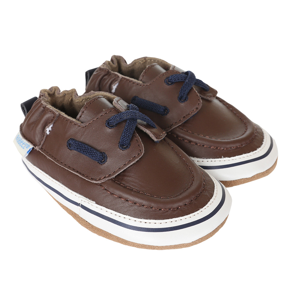 Connor Baby Shoes, Brown | Robeez