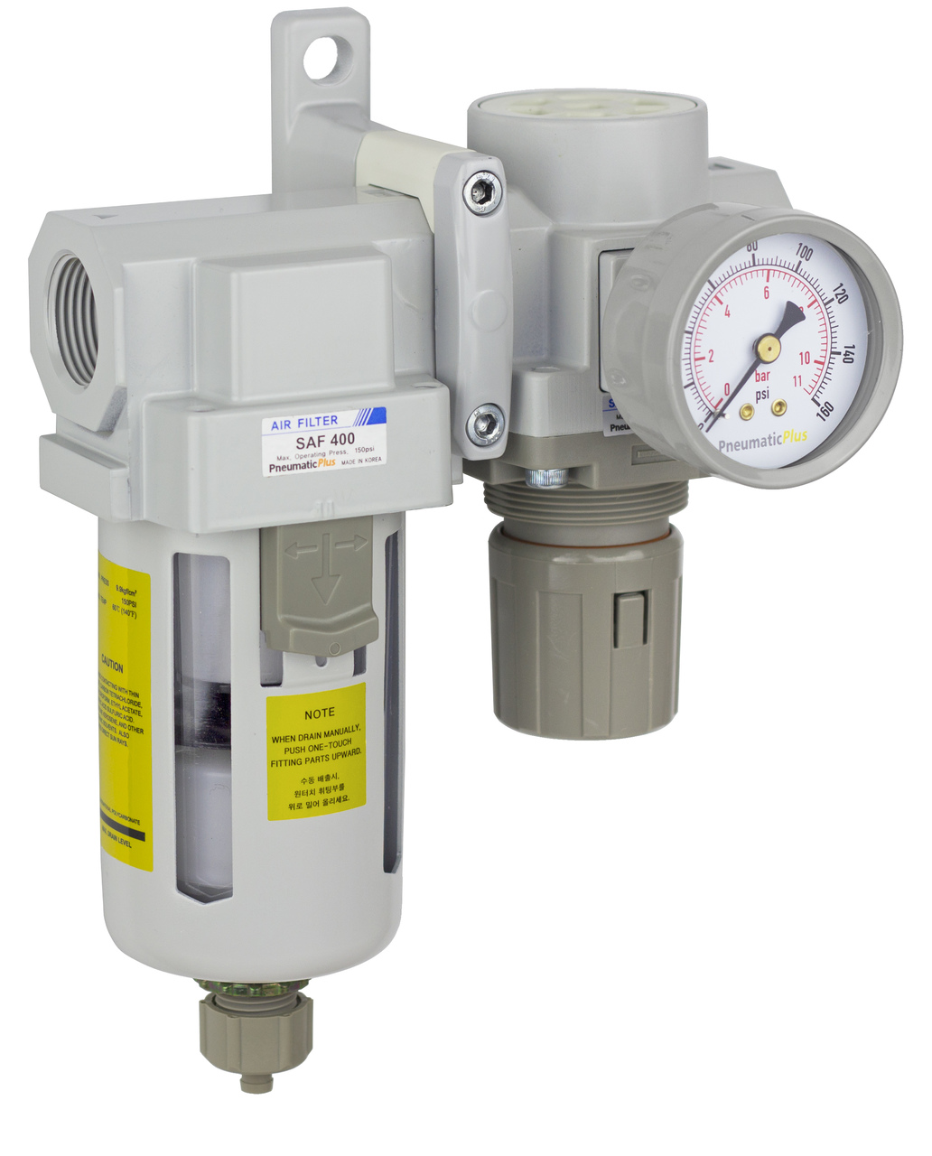 Air Filter Regulator AW2000-02 Stable Durable Air Pressure Regulator Good 