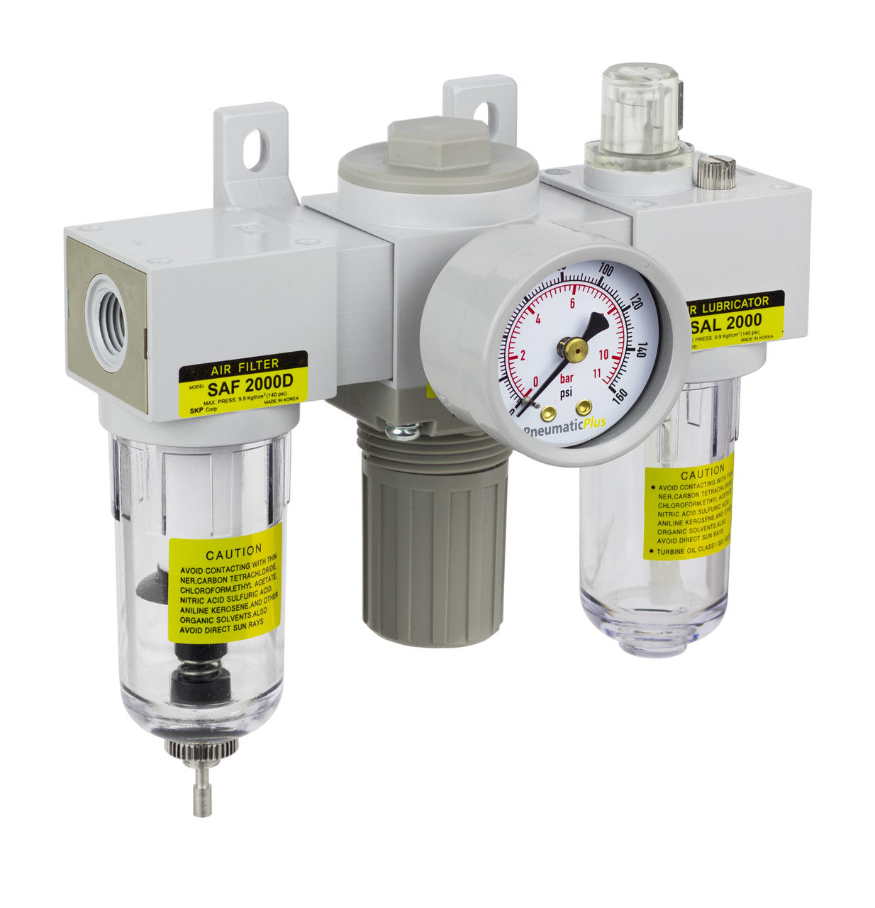 Air Line lubricator Unit 1/4 Ports for Air compressors Pneumatic Air Connectors 