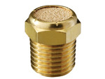 Sintered bronze breather vent brass body SAE Connection