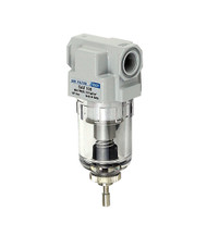 PneumaticPlus SAF100 Series Miniature Particulate Air Filter, 10 Micron 1/8" NPT