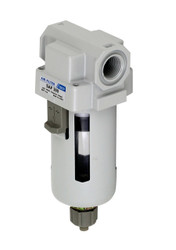 PneumaticPlus SAF300 Series Particulate Air Filter, 10 Micron 3/8" NPT with Bracket