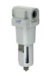 PneumaticPlus SAF600 Series HIGH FLOW Particulate Air Filter, 10 Micron 3/4" NPT with Bracket (NEW MODEL)