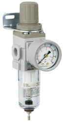 PneumaticPlus Compressed Air Filter Regulator 3/4" NPT Gauge SAW600-N06BG-MEP 