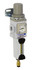 PneumaticPlus SAW200 Series Miniature Air Filter Regulator Piggyback Combo 1/4" NPT with Bracket & Gauge (SAW200-N02BDGS-MEP)