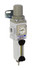 PneumaticPlus SAW200 Series Miniature Air Filter Regulator Piggyback Combo 1/4" NPT with Bracket & Gauge (SAW200-N02BGS-MEP)