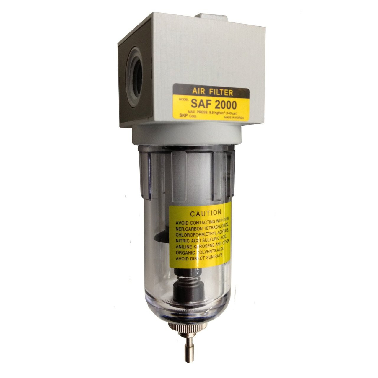 PneumaticPlus Compressed Air Filter Regulator Lubricator 1/4"NPT SAU2000M-N02G R 